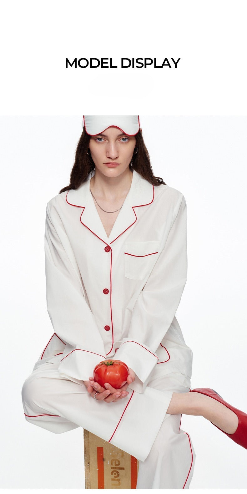 Lyocell Cardigan Lapel Long Sleeve Pajama Set | Elegant Wearable Loungewear