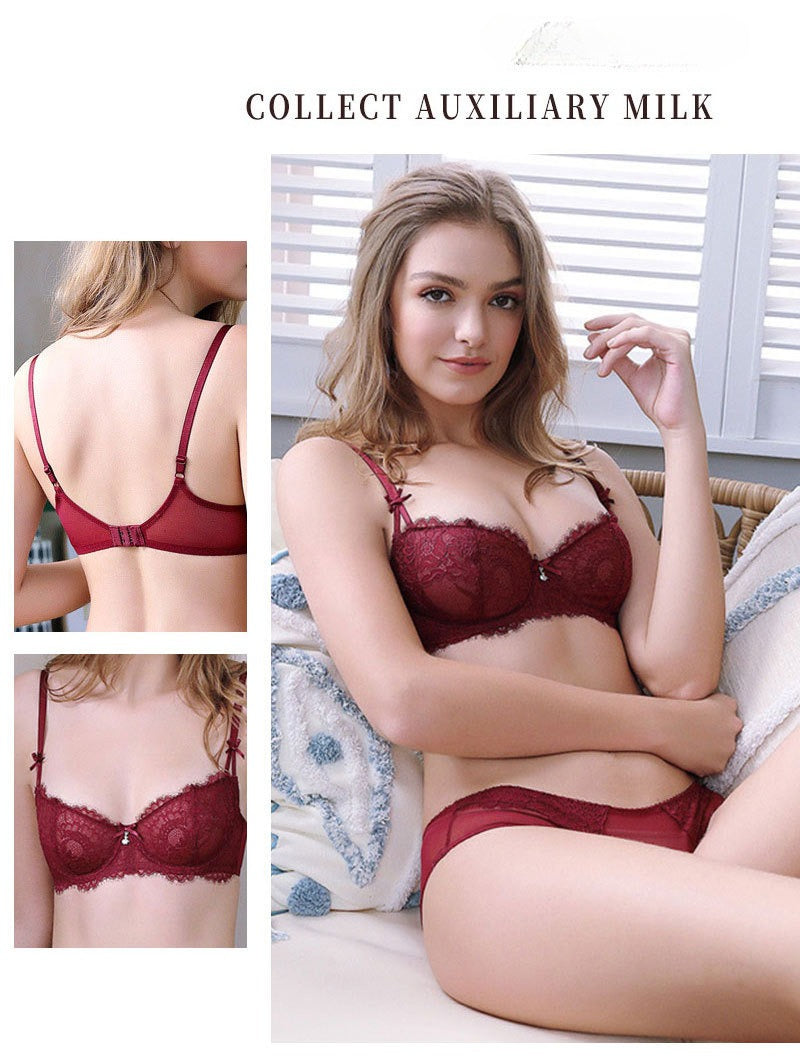 Lace Unlined Bra Set