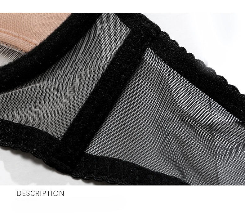French Lace Lingerie Set – Lightweight Breathable Bra with Minimizing & Anti-Sag Support
