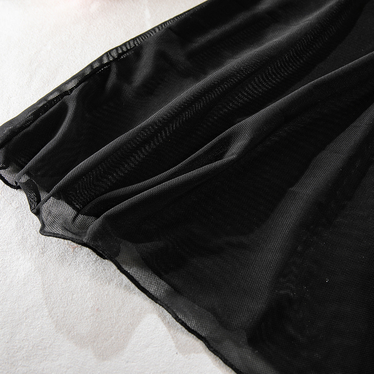 Satin Bow Sheer Lace Sleep Dress