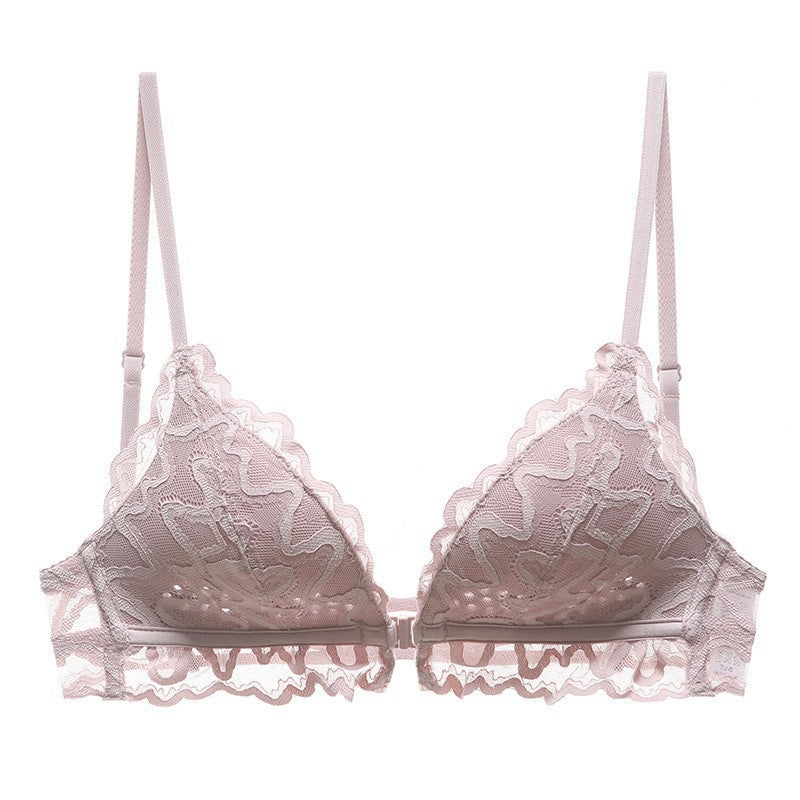 French Halter Bra Set – U-Shape, Cross-Front