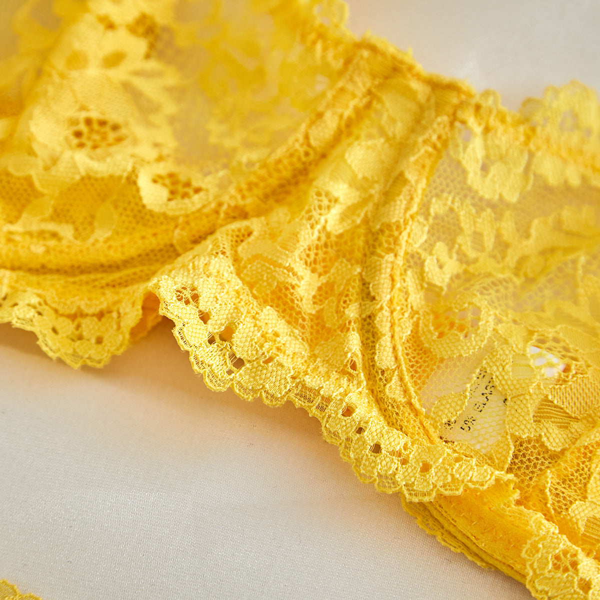 Spaghetti Strap Lace Sheer Sexy Lingerie Set