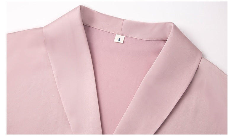 Satin Slip Dress & Robe Two-Piece Set | Luxury Women's Sleepwear