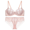 French Lace Full-Cup Bra Set – Minimizing, Lift & Anti-Sag