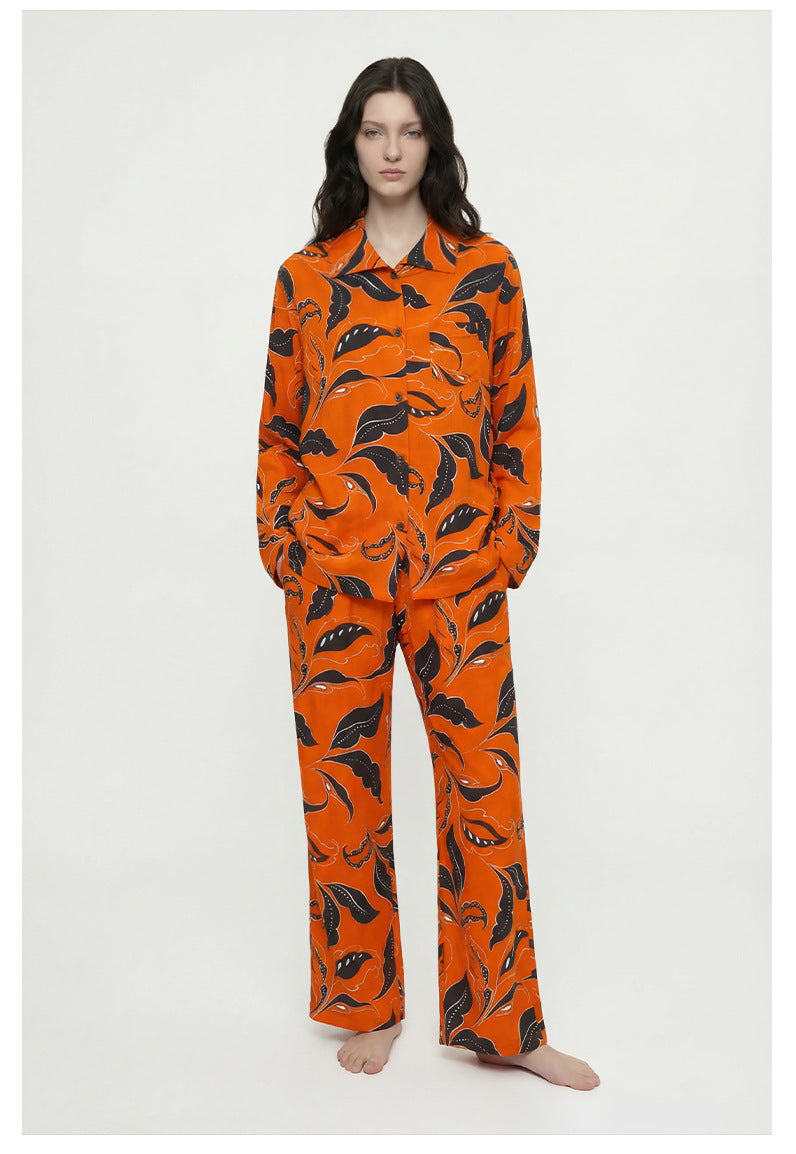 Cotton Lapel Cardigan Pajama Set | Casual Loungewear You Can Wear Outside