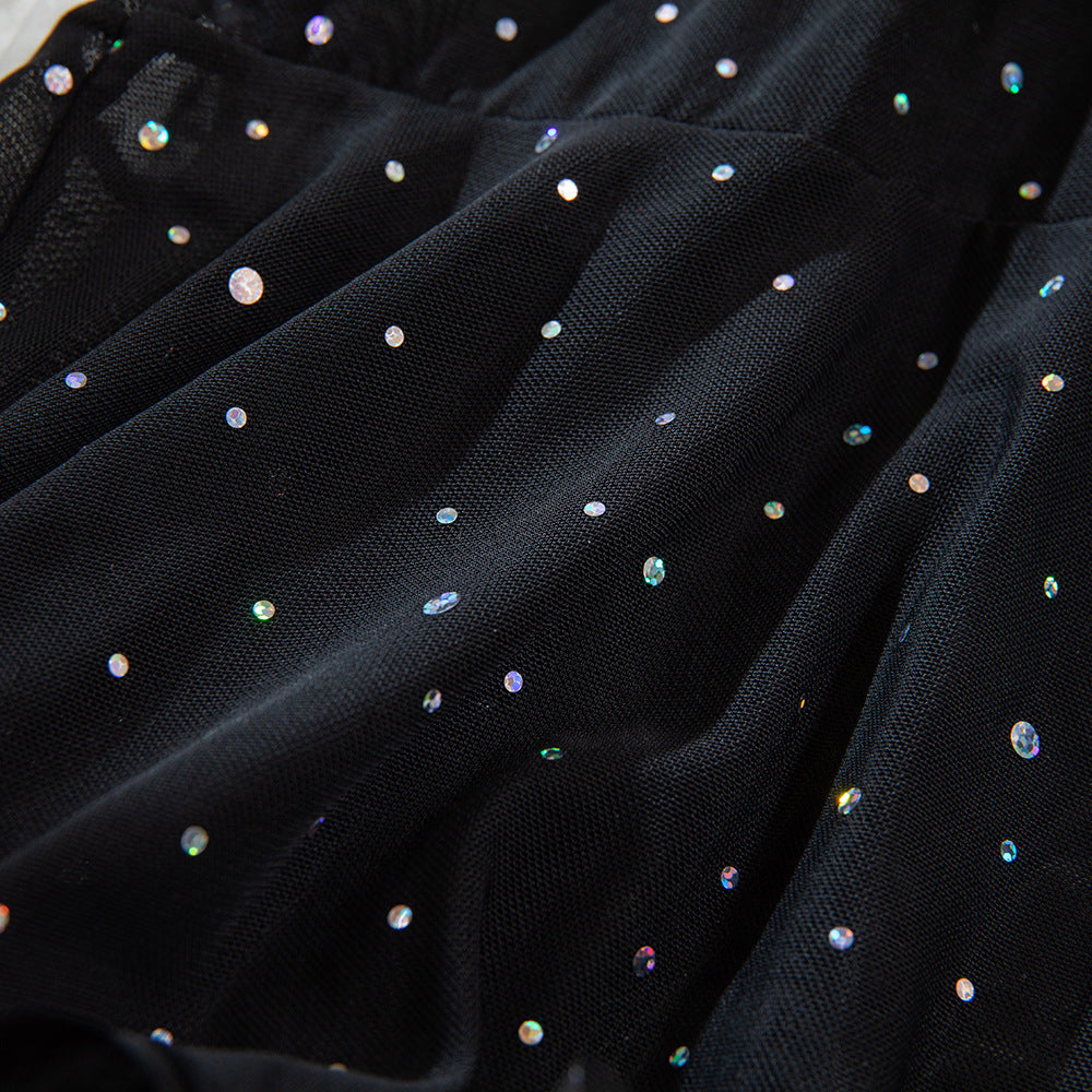 Lace & Sequin Slip Nightdress | French Loungewear Set