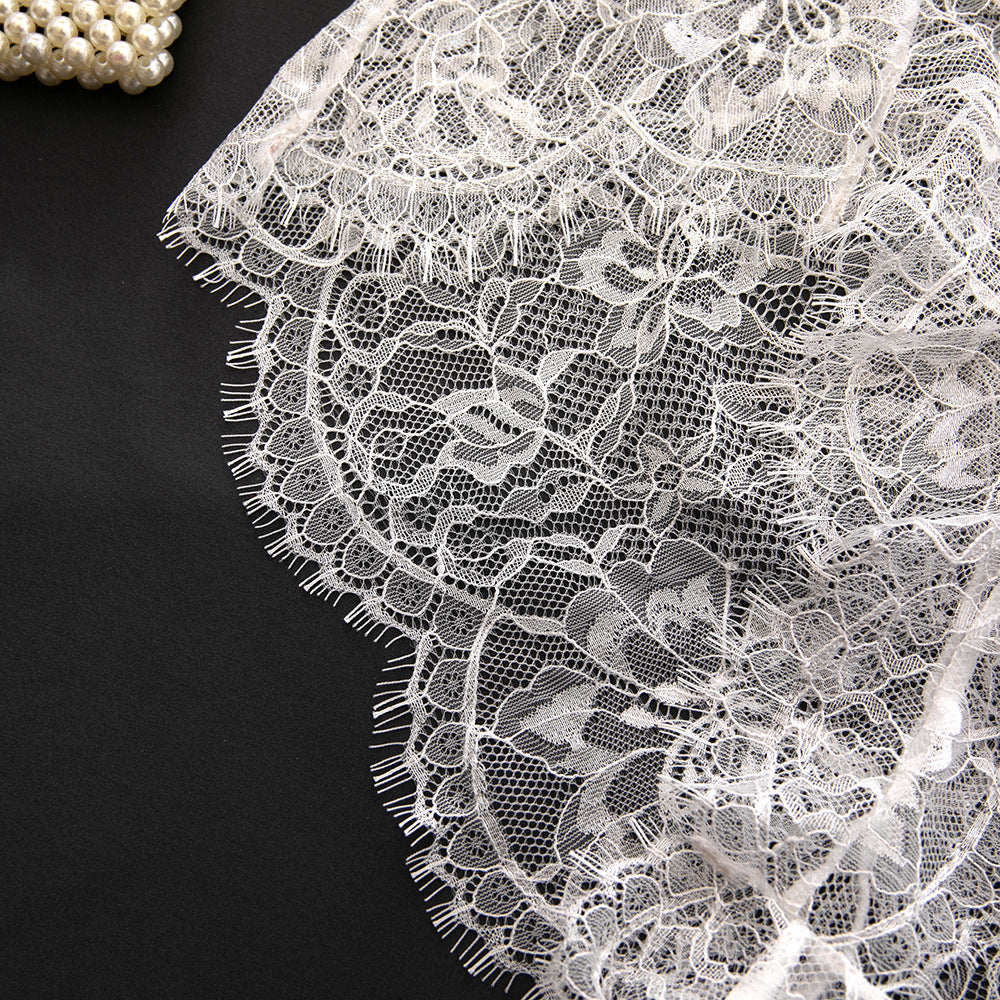 White French Lace Sheer Sleep Set