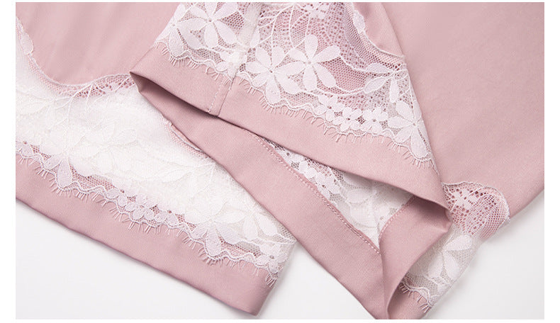 Pearl Chiffon Long Morning Robe | Loose Sexy Luxury Bathrobe