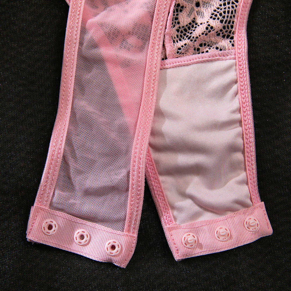 European and American cross-border summer lace sexy multi-color onesie suspender cross-strap body sculpting ascetic system foreign trade wholesale