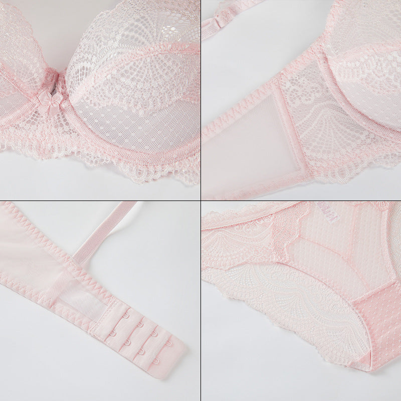 Sheer Lace Underwire Bra