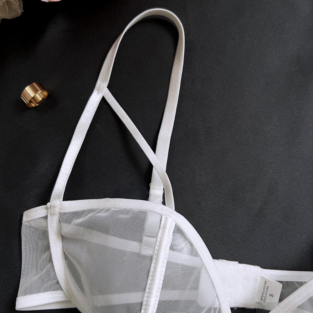 Low-Rise Triangle Bikini Bra Set