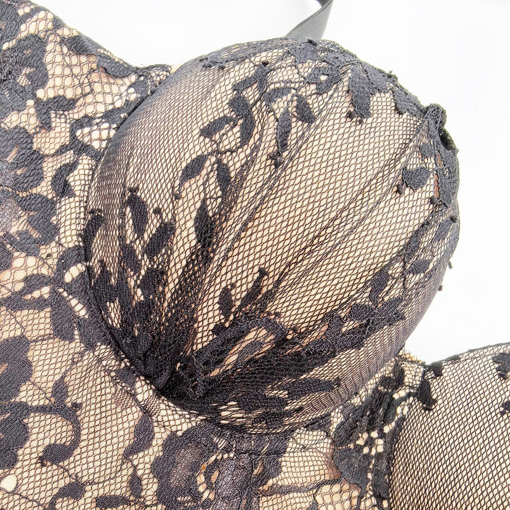 Baroque Lace Fishbone Corset Bra