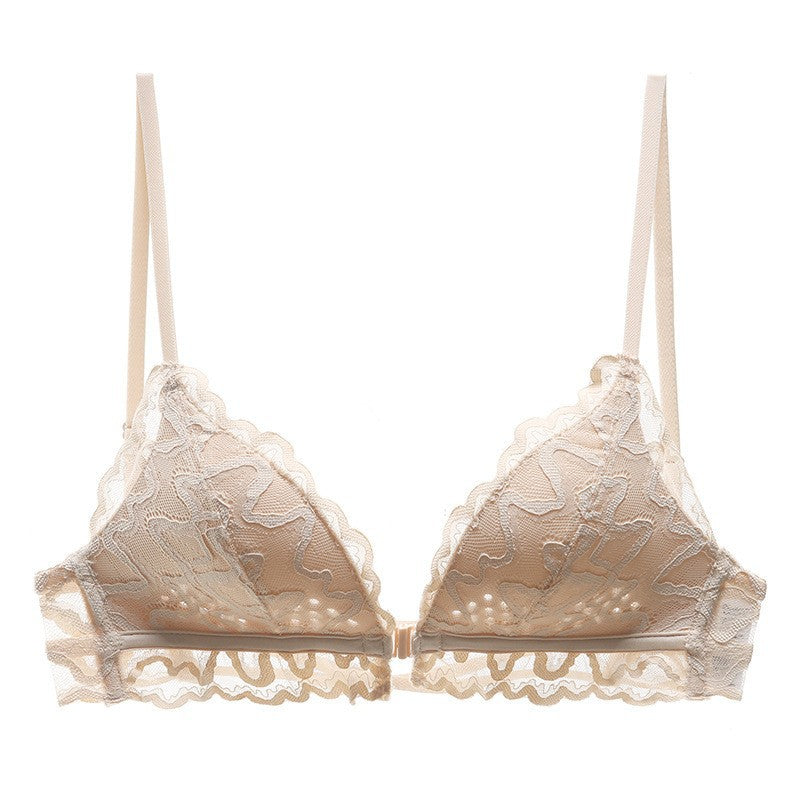 French Halter Bra Set – U-Shape, Cross-Front