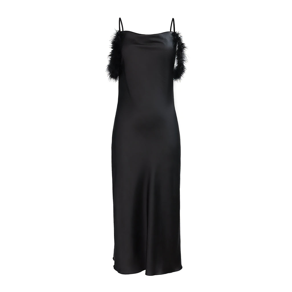 Satin Slip Nightdress | Light Luxury Sleepwear & Bridesmaid Gift