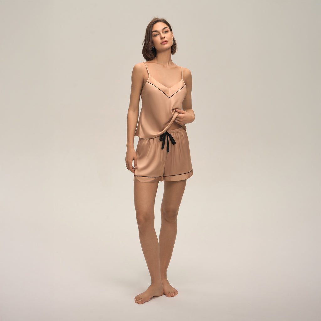 Spaghetti Strap Shorts Casual Loungewear Set — Women's Spring & Summer Homewear