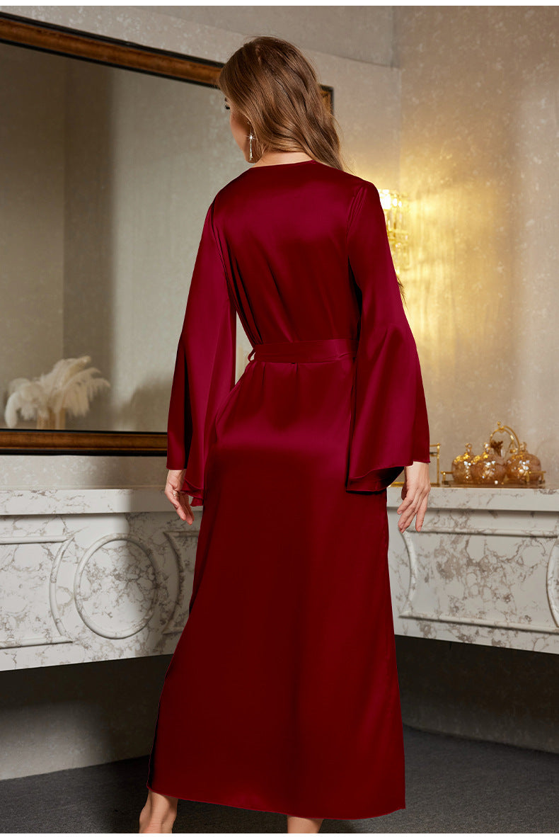 Lace Long Bathrobe | Sexy Luxury Sleepwear & Loungewear