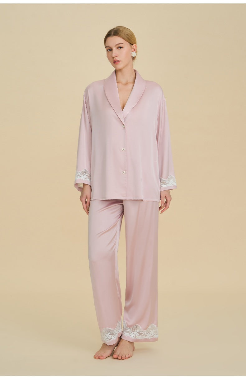 Light Luxury Long Sleeve Pajama Set | Premium Women's Loungewear