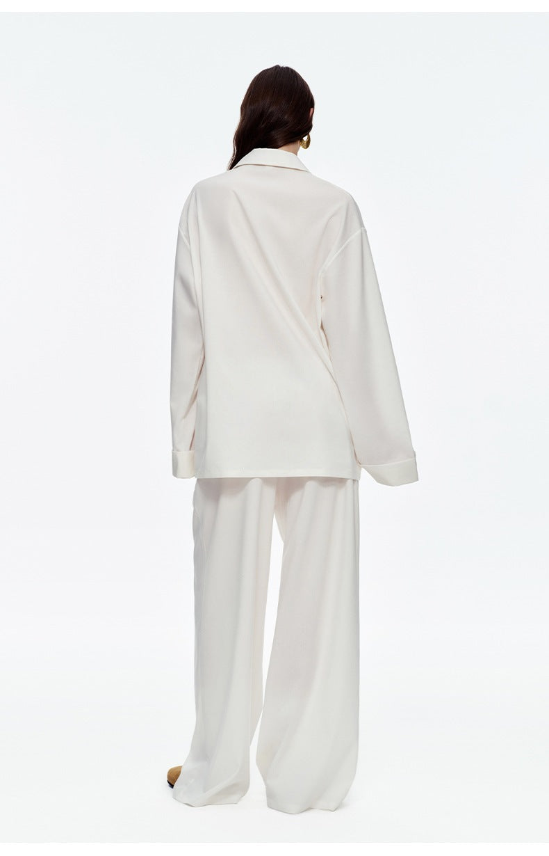 Lyocell Embroidery Long Sleeve Pajama Set | Loose Spring & Autumn Loungewear