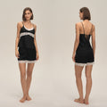 Women's Spaghetti Strap Shorts Pajama Set — Loungewear Two-Piece