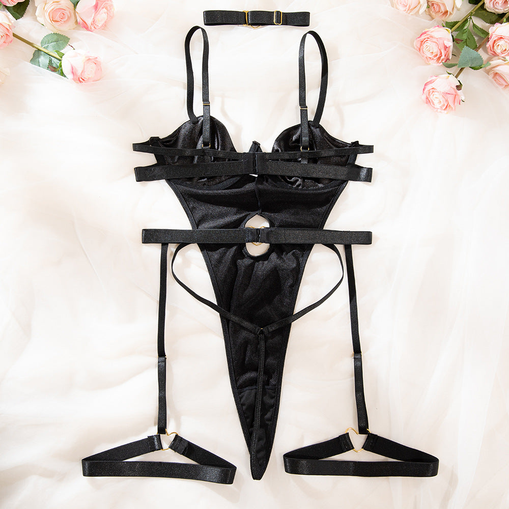 Heart Underwire Sculpting Bodysuit Set