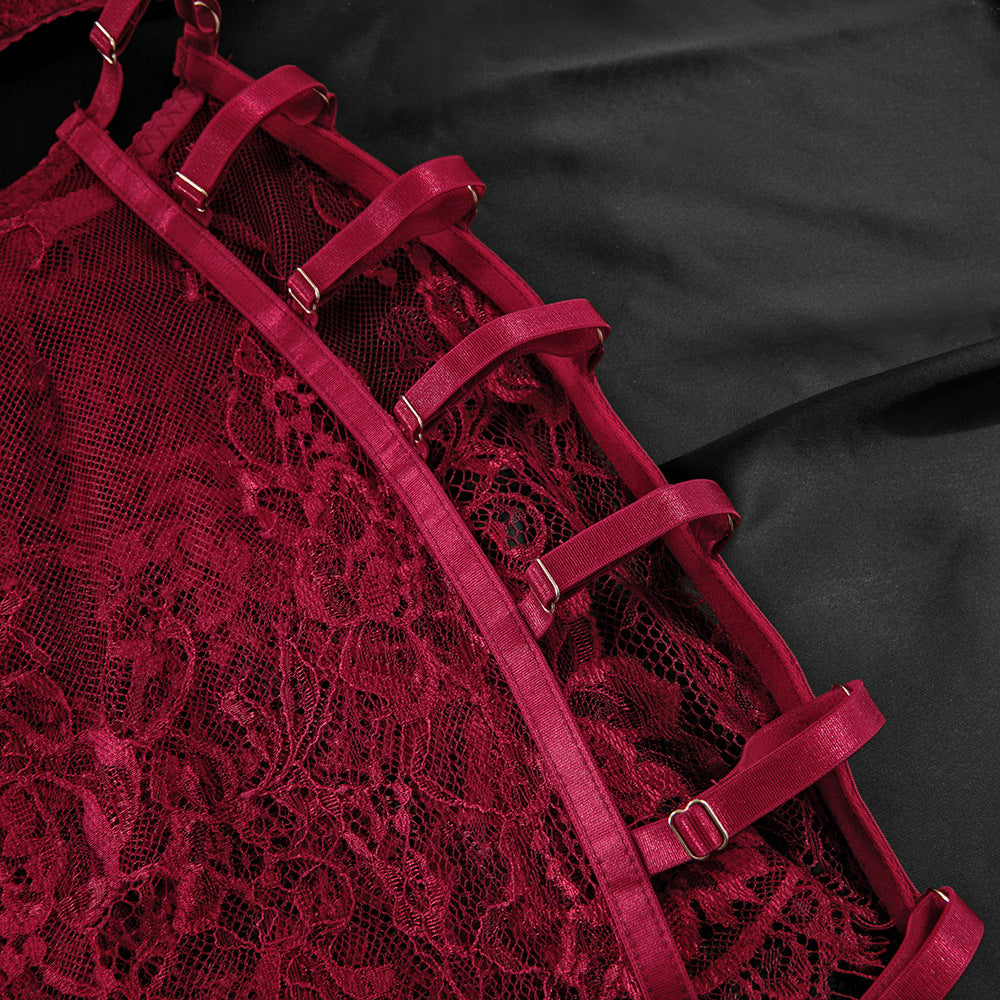 High-Elastic Lace Lingerie Set | 3D Tailored Bra & Brief