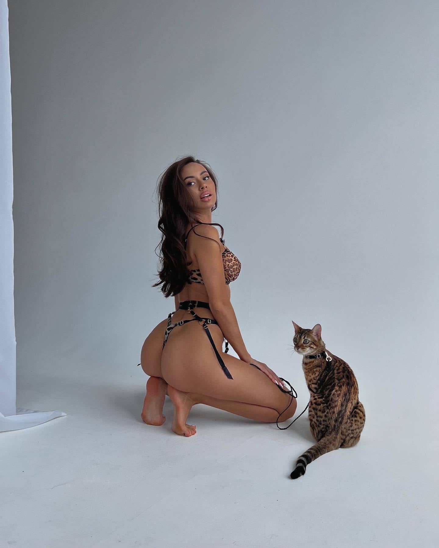 Wild Thing Leopard Sheer Lingerie Set