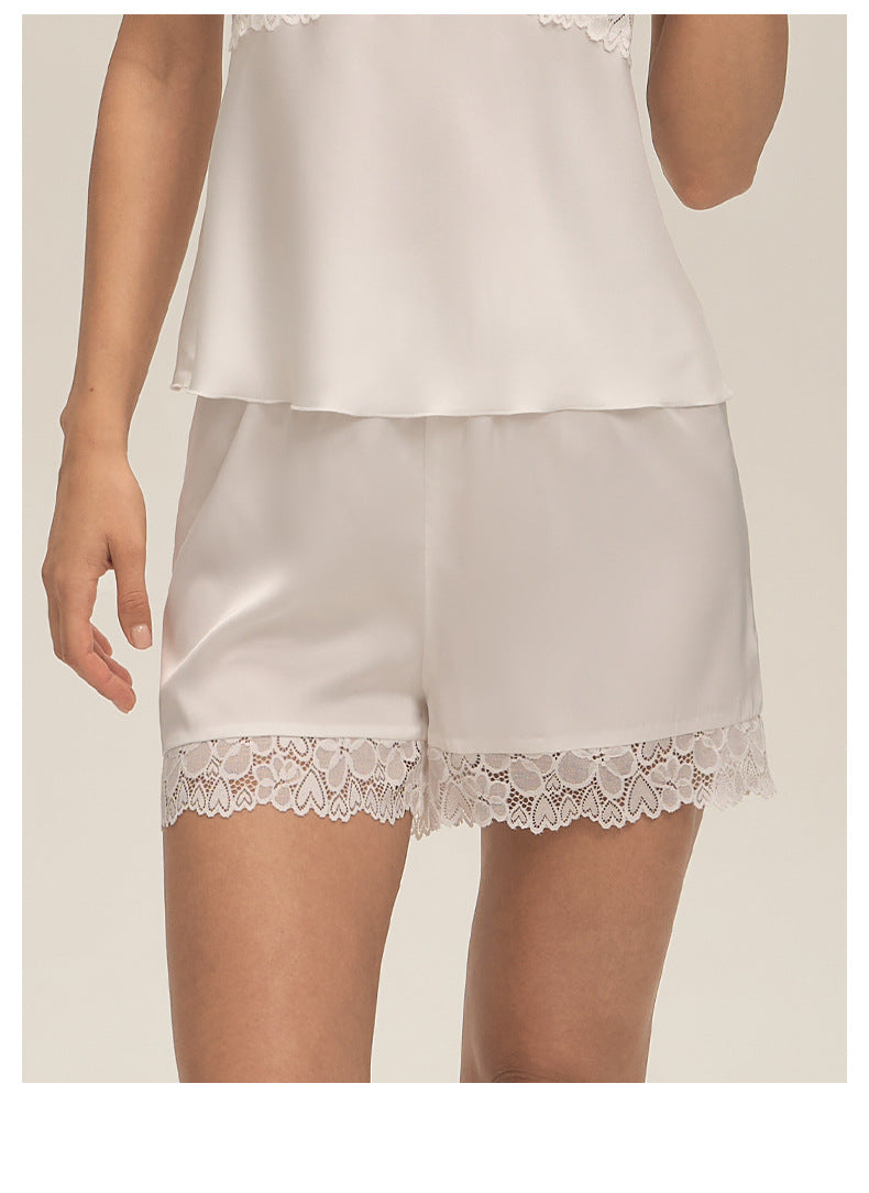 Women's Spaghetti Strap Shorts Pajama Set — Loungewear Two-Piece