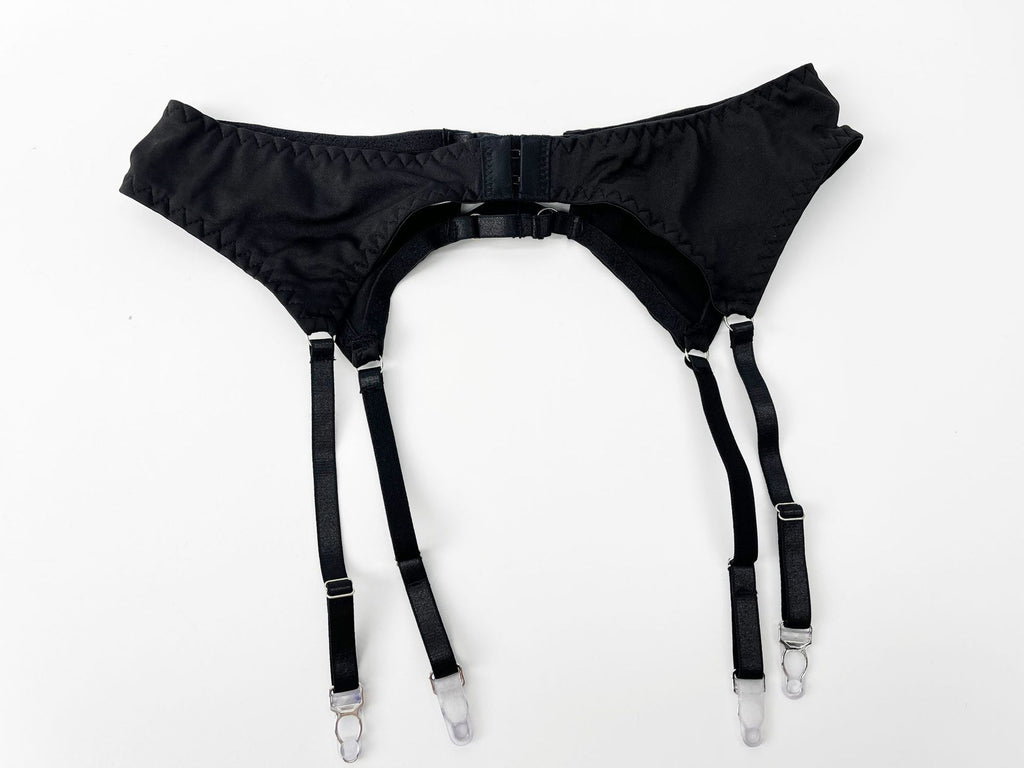 Bow Hollow Strap Lingerie Set – Ultra-Thin, with Leg Socks & Gloves