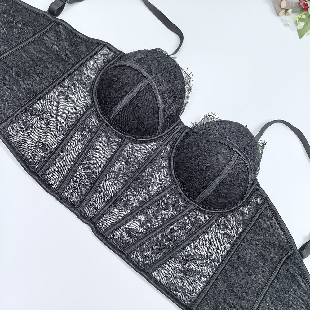 Bestseller Lace Push-Up Fishbone Corset Bra