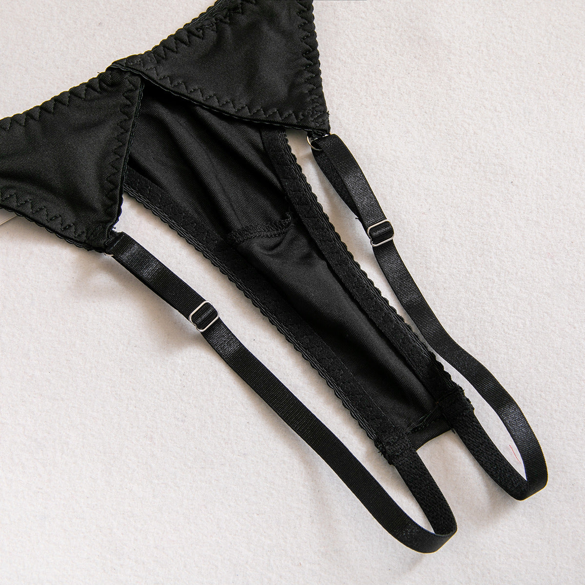 Hollow Tassel Open Lingerie Set
