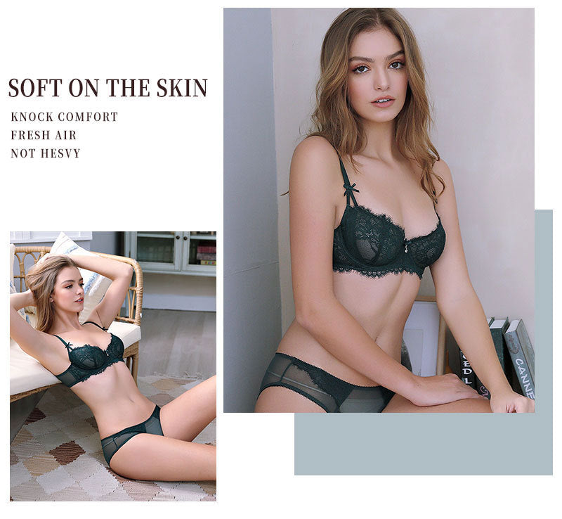 Lace Unlined Bra Set