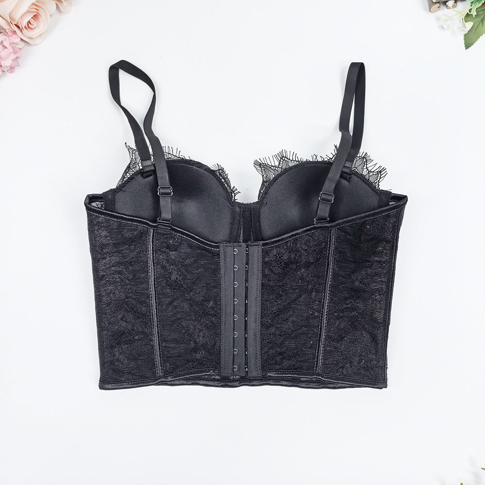 Bestseller Lace Push-Up Fishbone Corset Bra