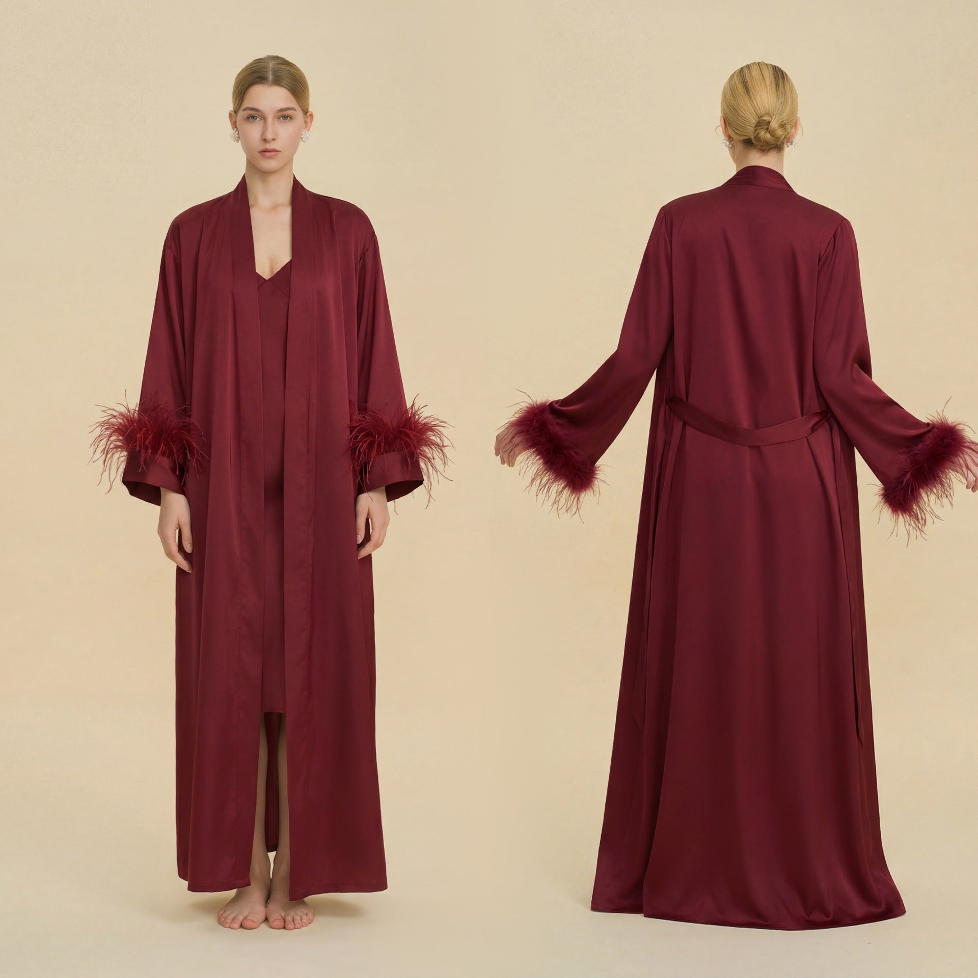 Satin Belted Robe | Luxury Loungewear & Bridesmaid Robe