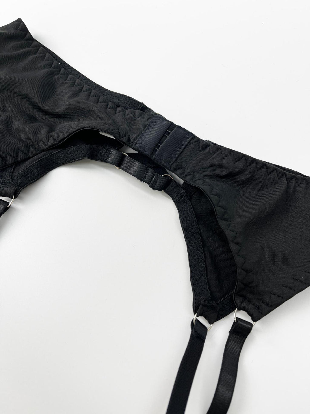 Bow Hollow Strap Lingerie Set – Ultra-Thin, with Leg Socks & Gloves