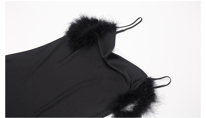 Satin Slip Nightdress | Light Luxury Sleepwear & Bridesmaid Gift