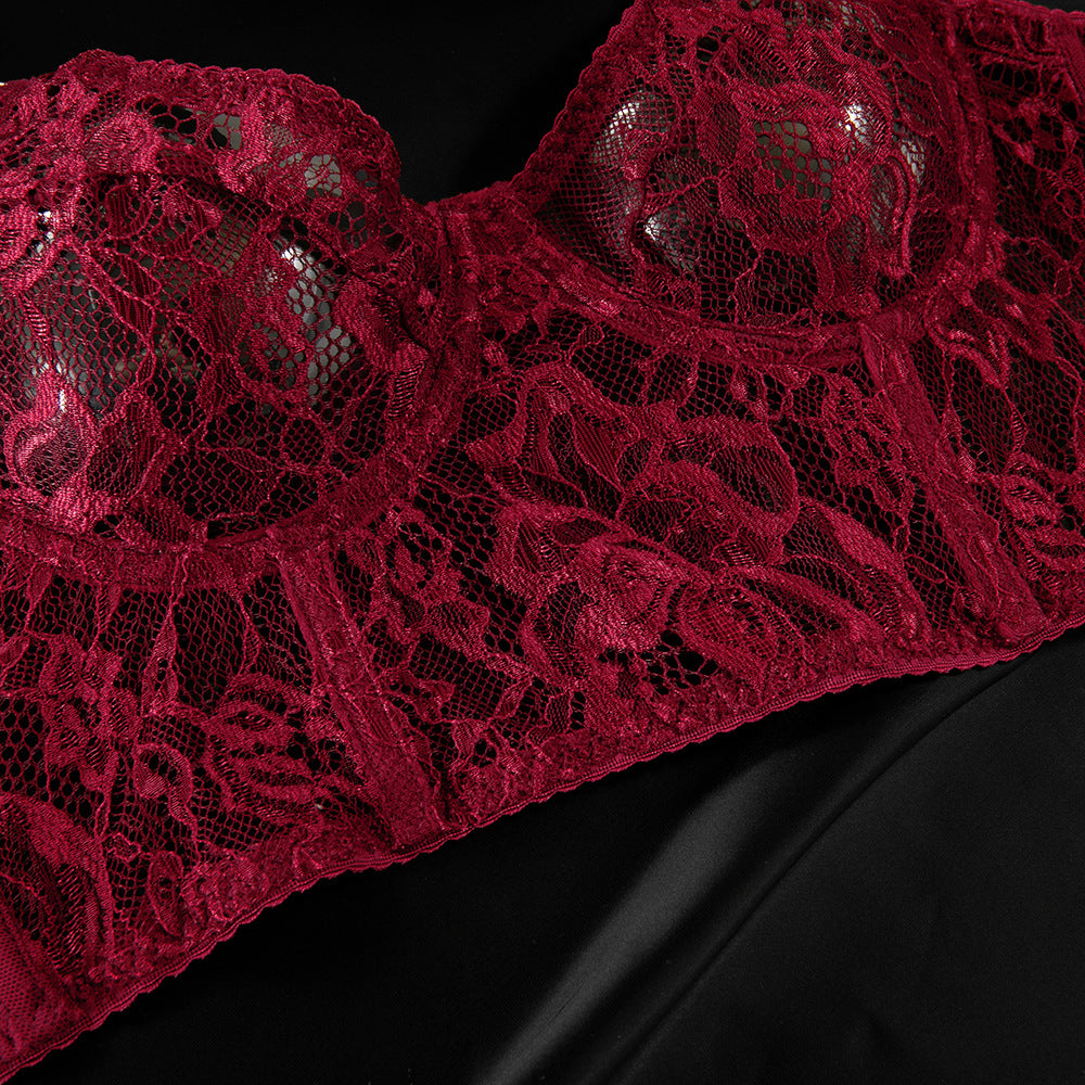 High-Elastic Lace Lingerie Set | 3D Tailored Bra & Brief