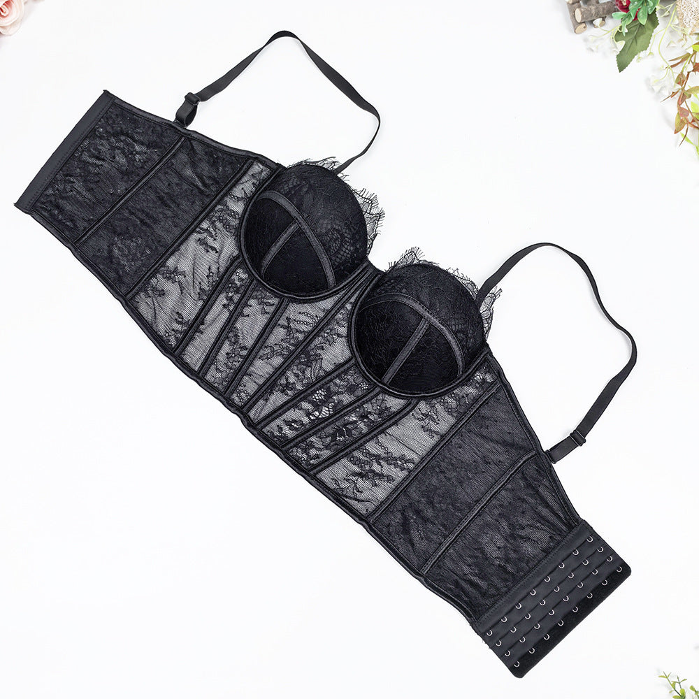 Bestseller Lace Push-Up Fishbone Corset Bra