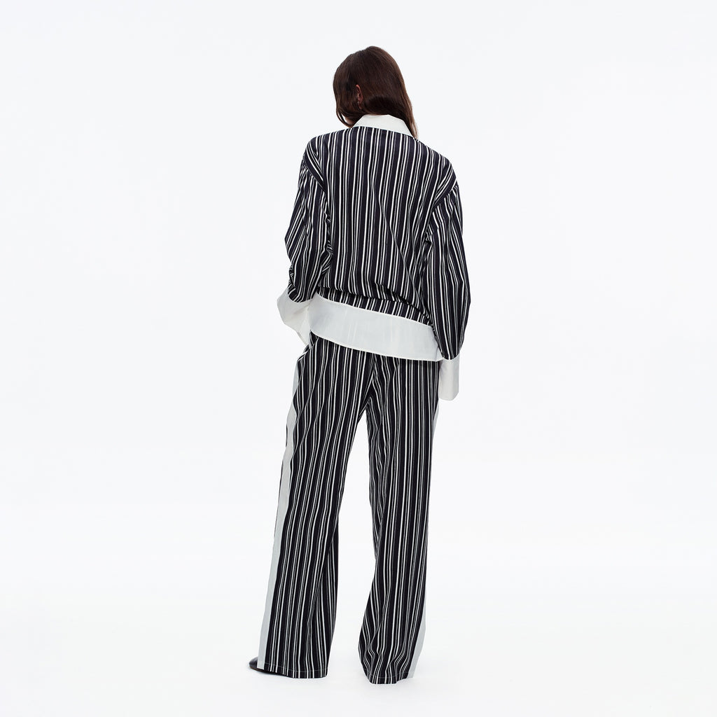 Stripe Long Sleeve Pajama Set | High-End Spring & Autumn Loungewear
