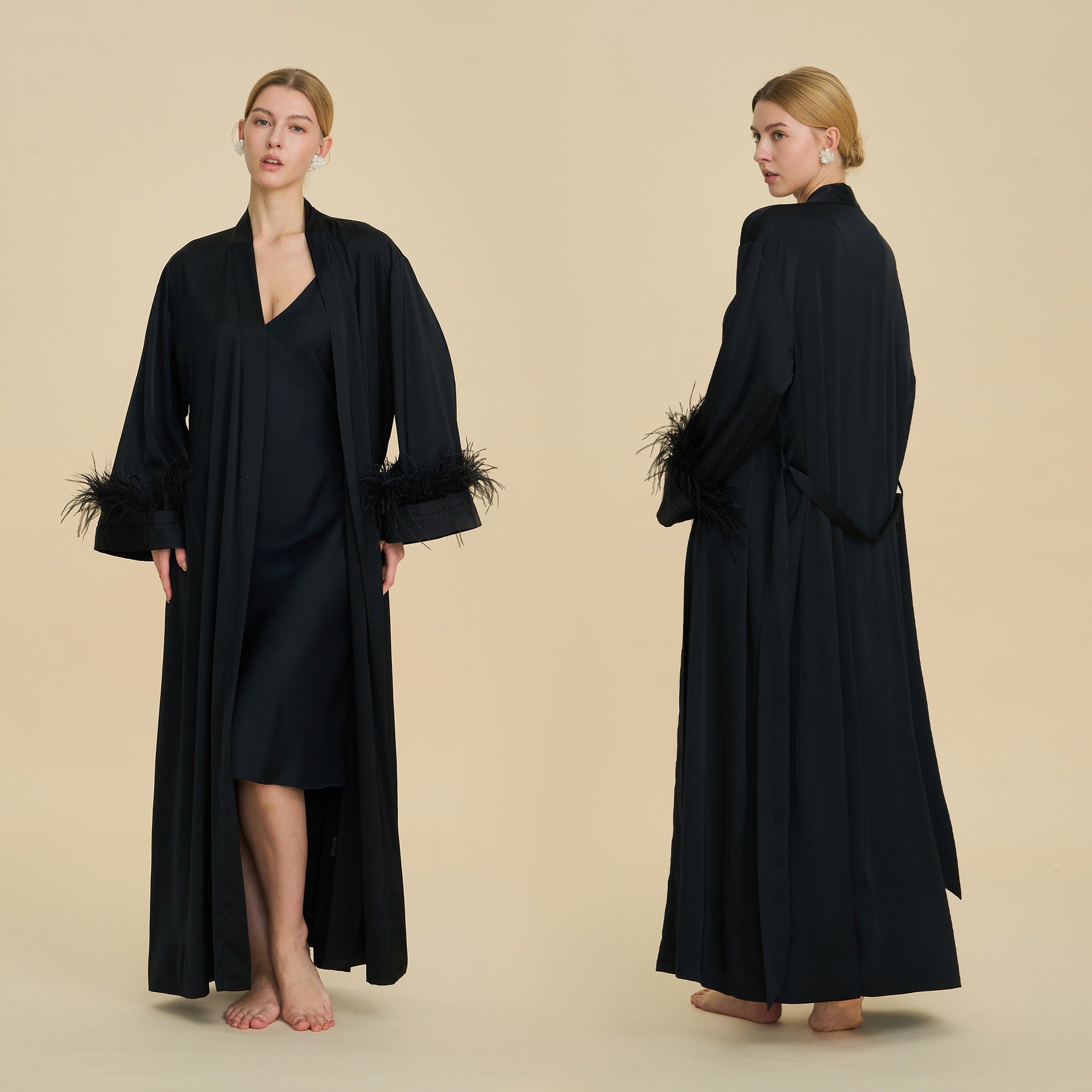 Satin Belted Robe | Luxury Loungewear & Bridesmaid Robe