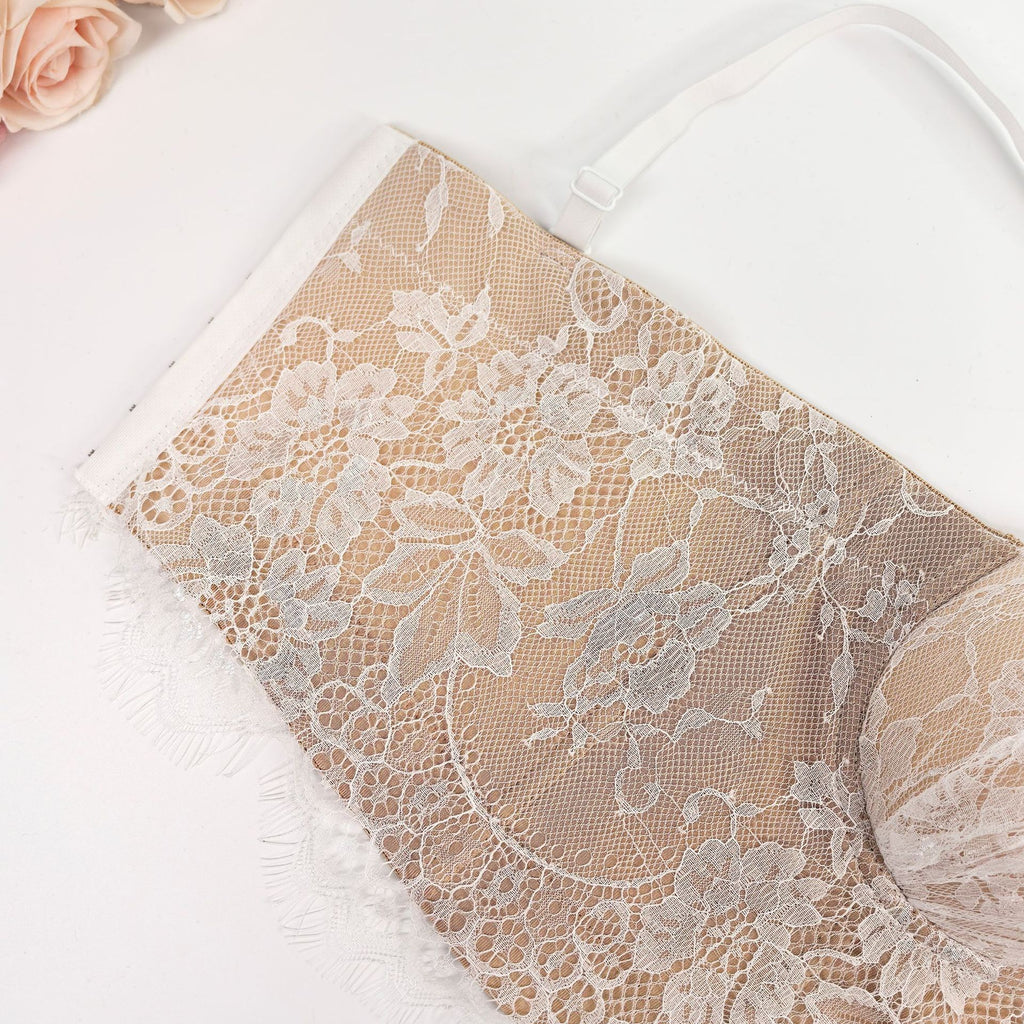 Baroque Lace Fishbone Corset Bra