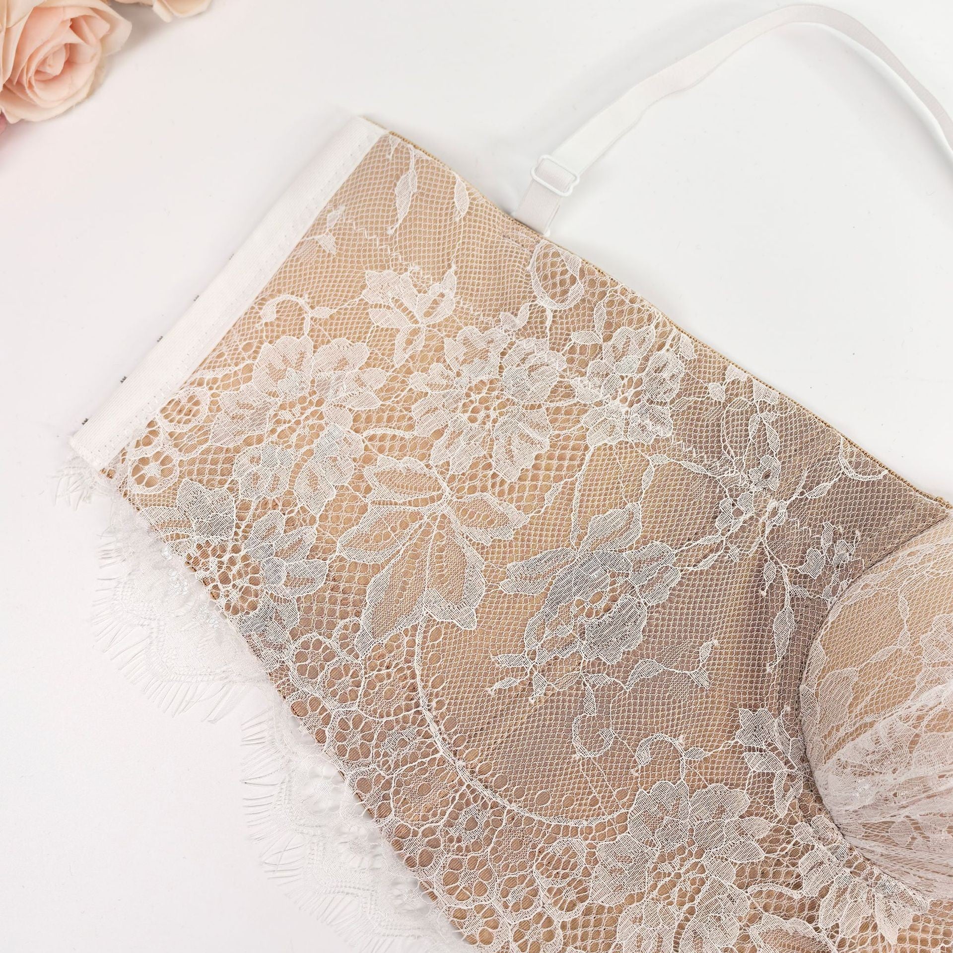 Baroque Lace Fishbone Corset Bra