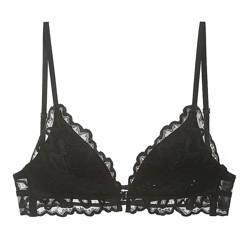 French Halter Bra Set – U-Shape, Cross-Front