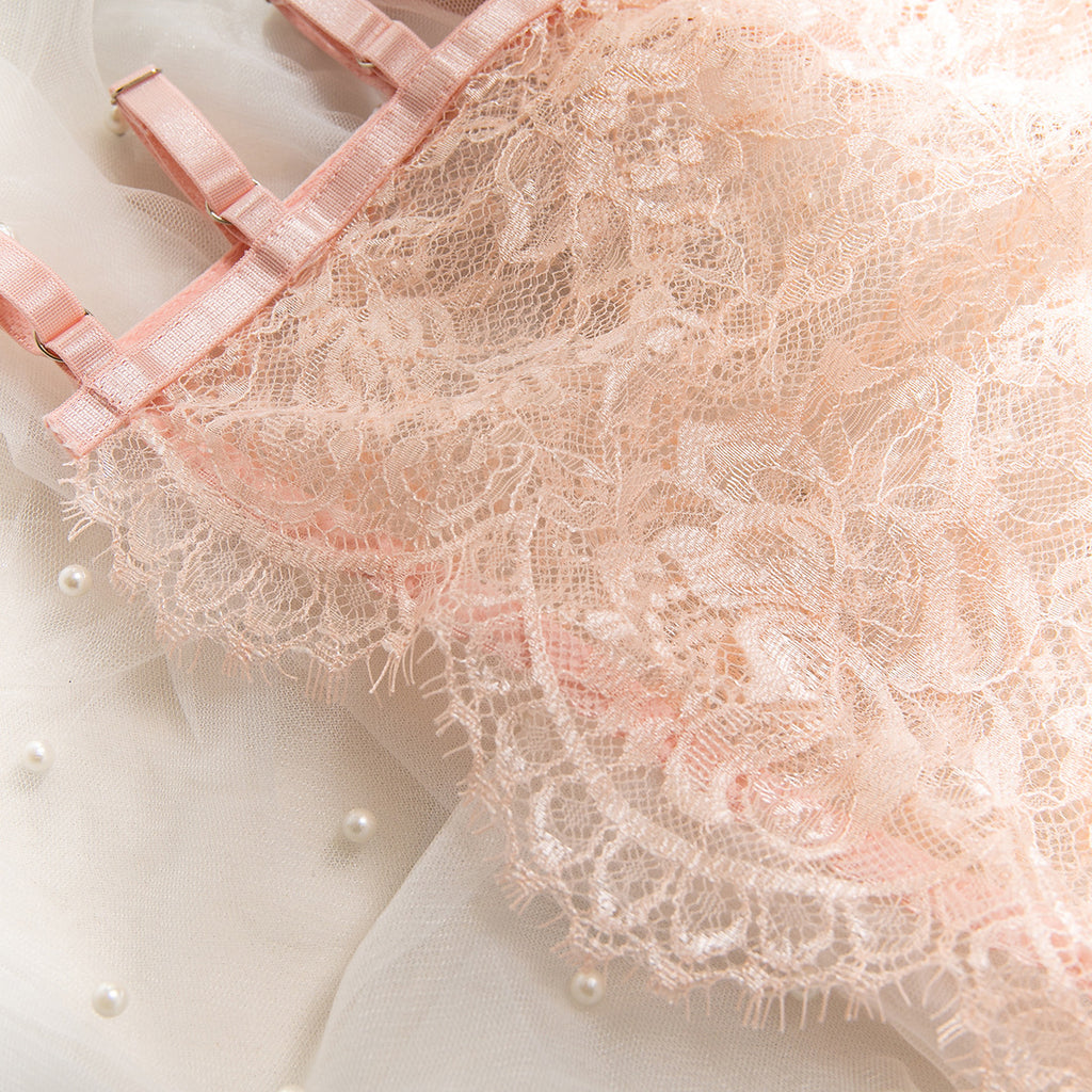 High-Elastic Lace Lingerie Set | 3D Tailored Bra & Brief
