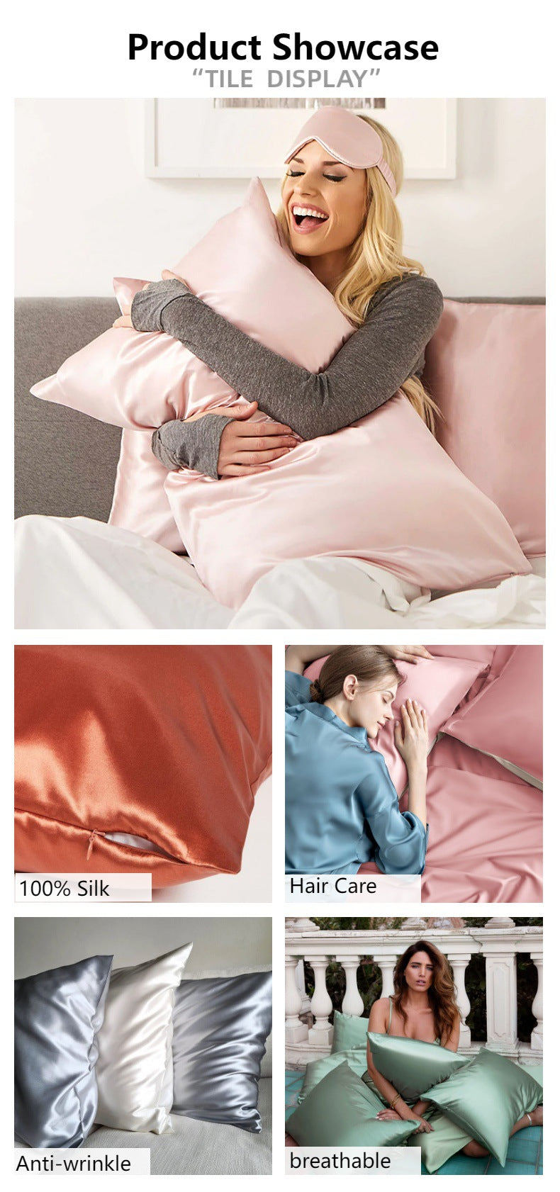 19 Mmi Double Sided Silk Pillowcase Silk Pillowcase Mulberry Silk Pillowcase