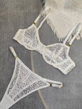 Sheer Jacquard Lace Lift Bra