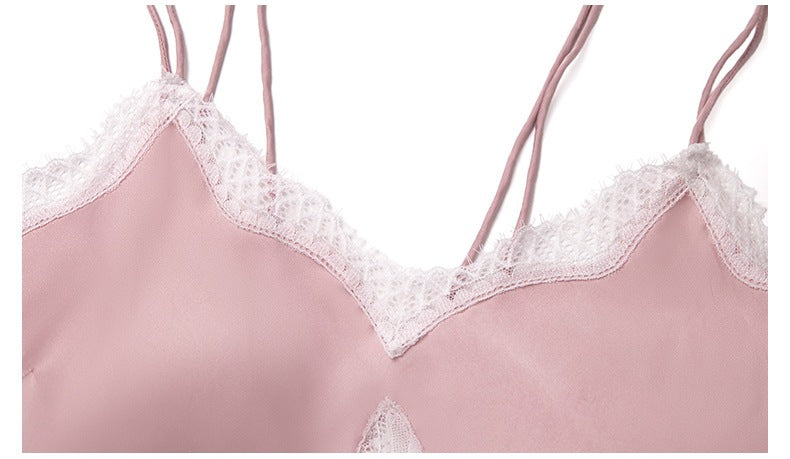 Slip Nightgown, Robe & Shorts Three-Piece Set | Luxury Loungewear