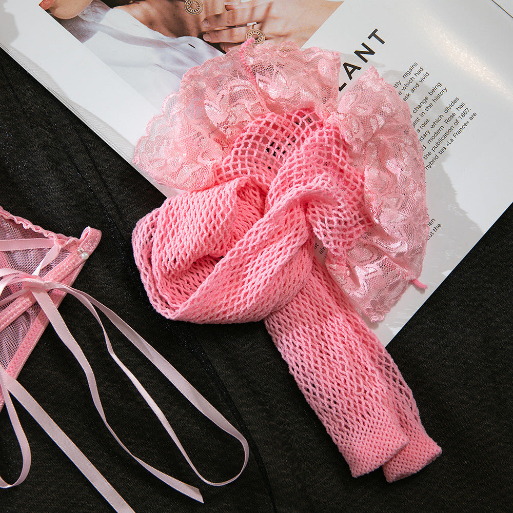 European and American cross-border summer lace sexy multi-color onesie suspender cross-strap body sculpting ascetic system foreign trade wholesale