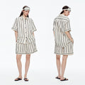 Classic Stripe Short Sleeve Pajama Set | Casual Summer Loungewear