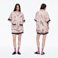 Lemon Print Short Sleeve Pajama Set | High-End Summer Loungewear
