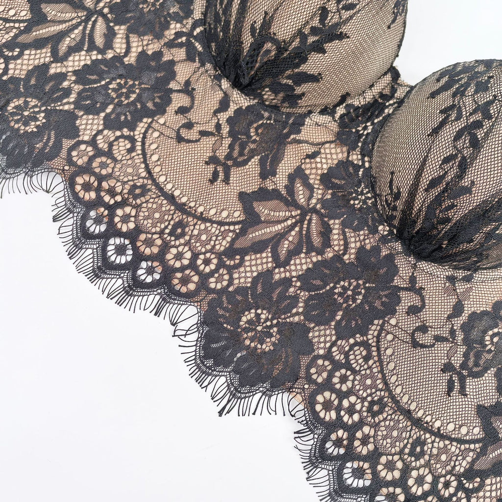 Baroque Lace Fishbone Corset Bra